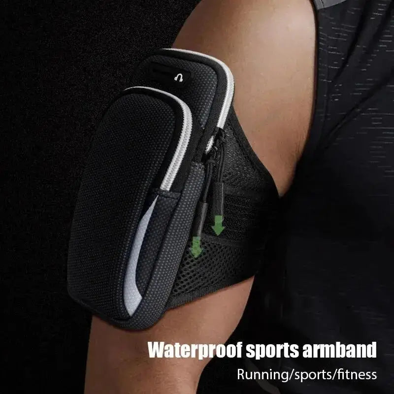 Running Mobile Phone Arm Bag Sports Phone Armband Waterproof Running Jogging Mobile Phone Protective Bags Accessories For iPhone