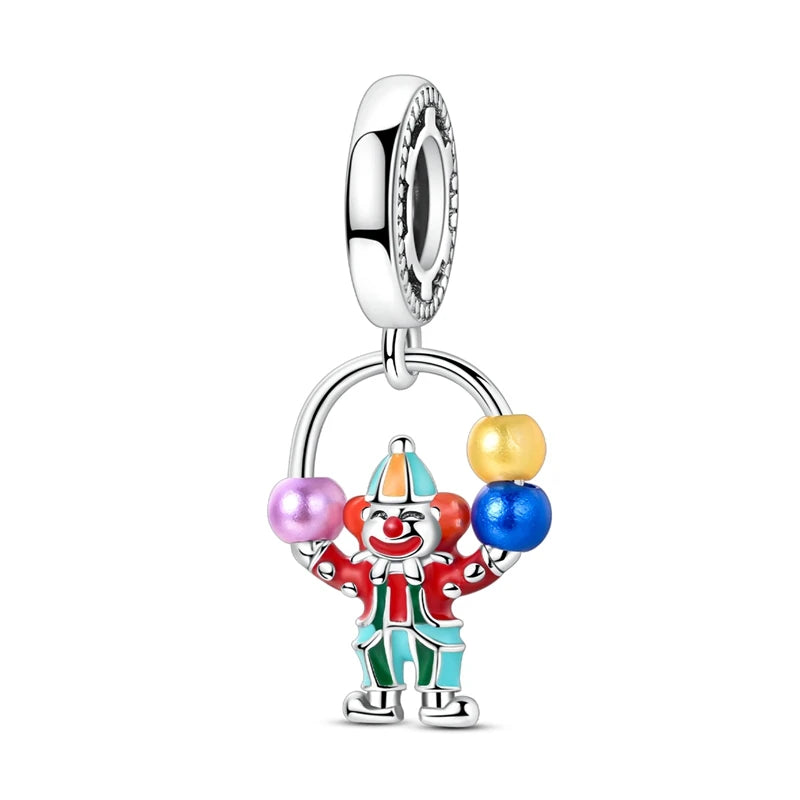 New Original Charm Beads 925 Sterling Silver Butterfly Hot Air Balloon Dangle For Bracelet Women Girl Fine DIY Jewelry Gift