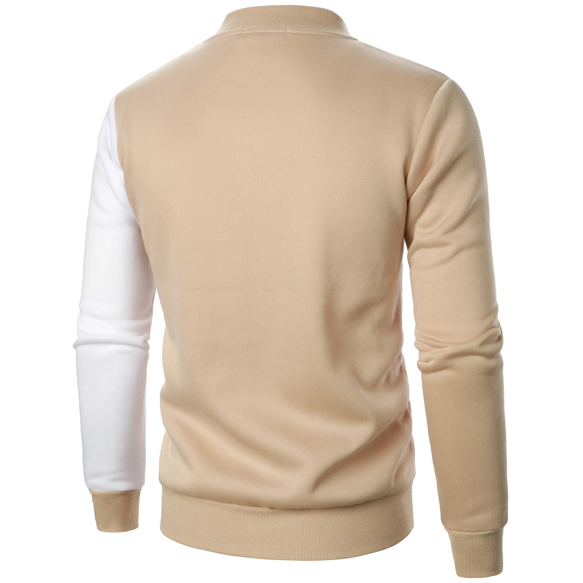 Blazer de ginásio casual de manga comprida com fecho para primavera/outono