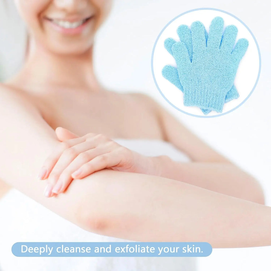 Exfoliating Gloves Bath Sponge Body Dead Skin Remover Bathroom Shower Brush Massager Scrub Exfoliator Magic Bathing Tools