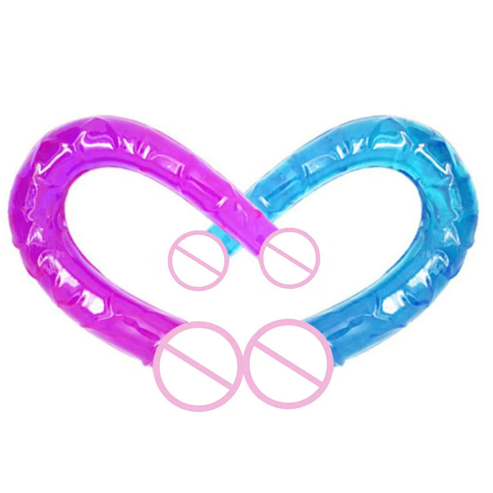 Dildo Sex Toys For Woman Vagina and Anus Realistic Penis Masturbators For Women Two Double Headed Dildos Adult Sex Toy For Women