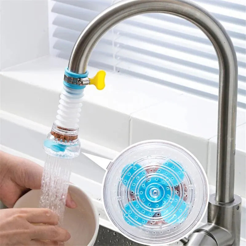 Kitchen Anti-Splashing Faucet Can Rotate Extend The Filter Home Universal Water Faucet Multifunction Wash Basin Shower Faucet