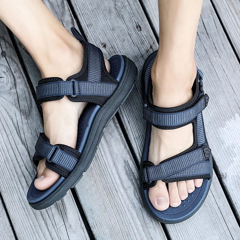 Comfortable Mens Sandals Summer Lightweight Casual Outdoor Beach Holiday Slippers Fashion Breathable Shoes Size40-45