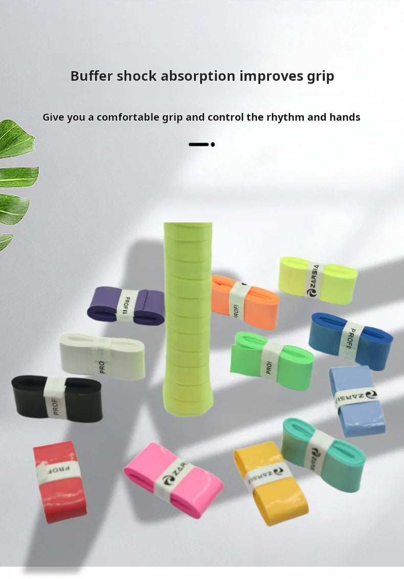 12pcs New Style Laminated Sticky Tennis Badminton Racket Overgrip Fishing Rod Wrapping Tape Quick-drying Breathable
