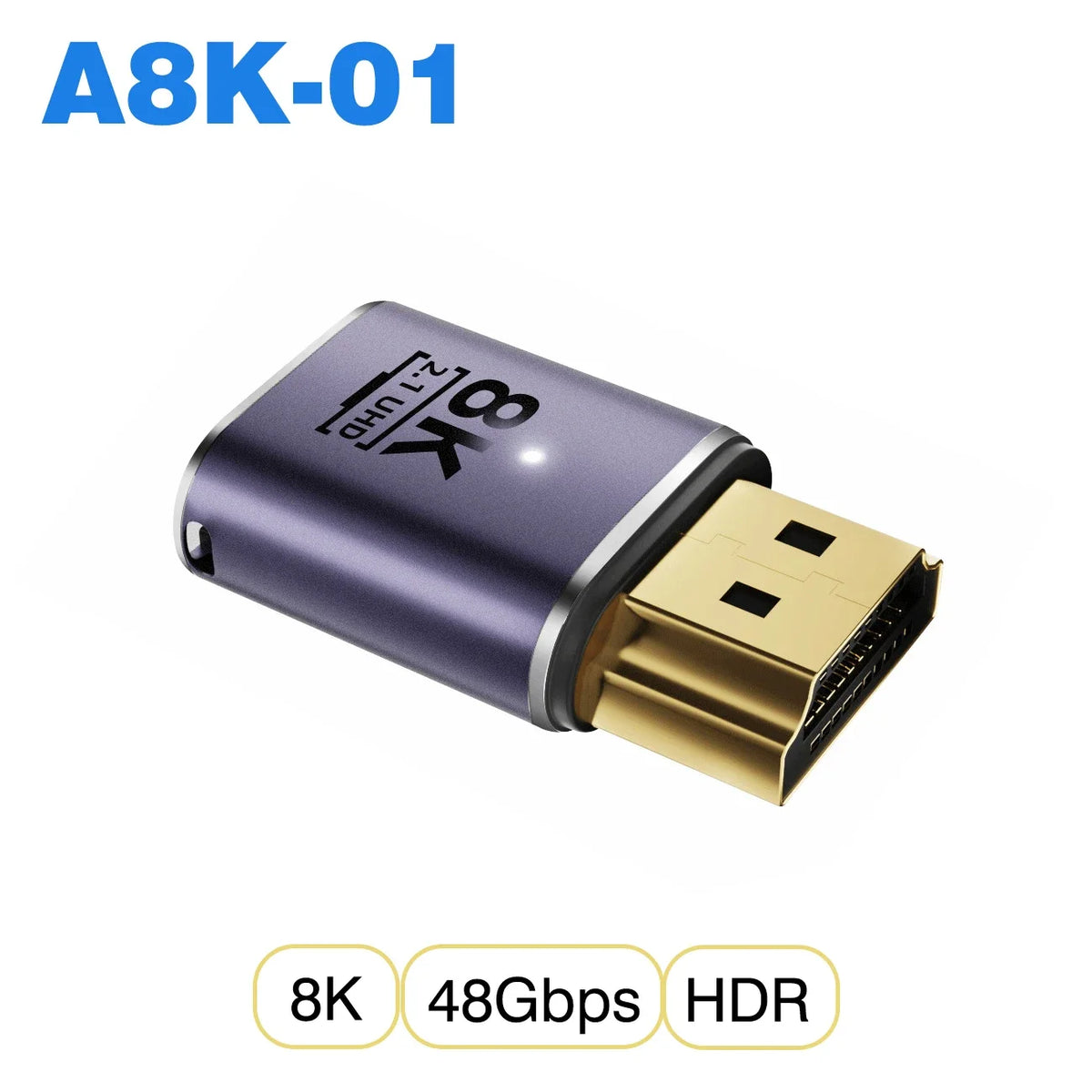 mini micro hdmi to HDMI 2.1 Converter 48Gpbs 8K60HZ 4K120HZ for HDTV Projector PS4 PS5 Laptop PC