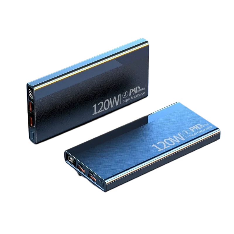 20W Super Fast Charging 500000mAh Power Bank Large Capacity PD Digital Display Portable External Battery 20000mAh 57000mAh