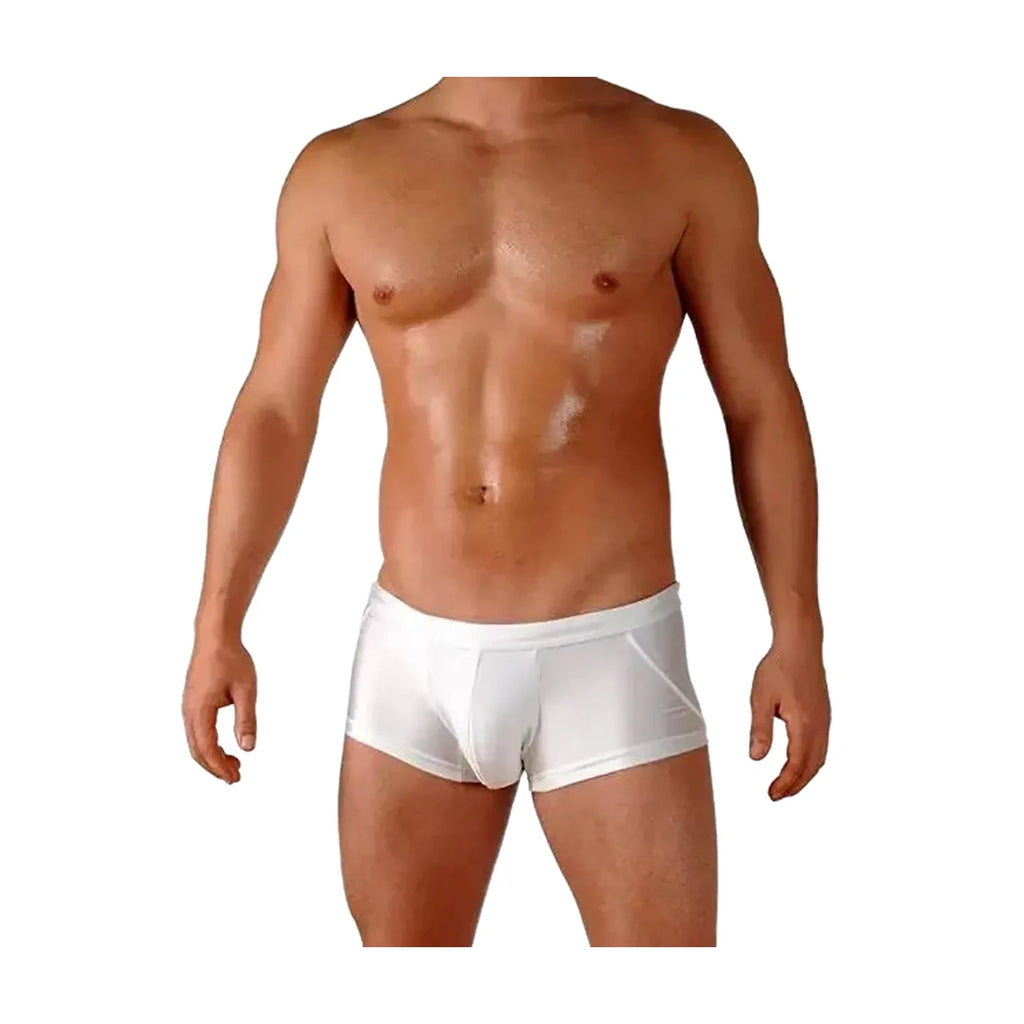 Men's Boxers Swim Shorts Men's Race Style  Swimsuit With Front Pocket  Beach Pool  Super Speed Dry Water Sports