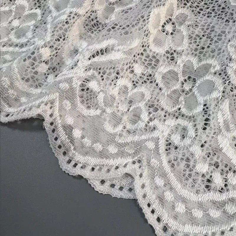 Japanese and Korean Mori Girl Style Exquisite Floral Lace Layered Skirt Autumn Spring Versatile Layered Half Skirt