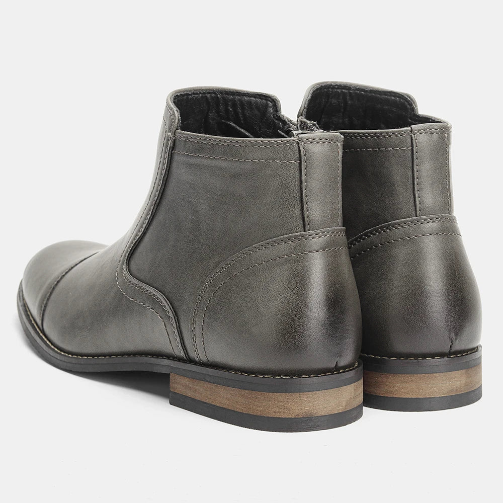 Boots Men Comfortable Fashion 2025 Brand Boots Leather