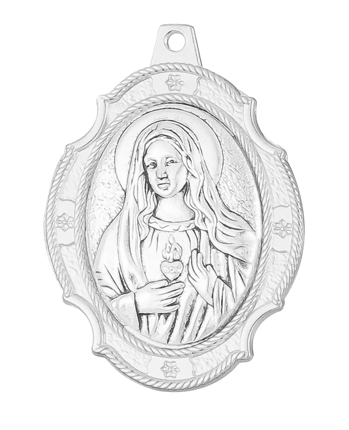 10 Styles 3 Colors Holy Icon Our Lady of Mount Carmel Miracle Madonna Pio Sacred Heart Jesus Pendant DIY Religious Keychain Part