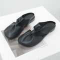 Flat-Soled Soft-Soled Lazy Casual Closed-Toe Half Slippers Mother Shoes