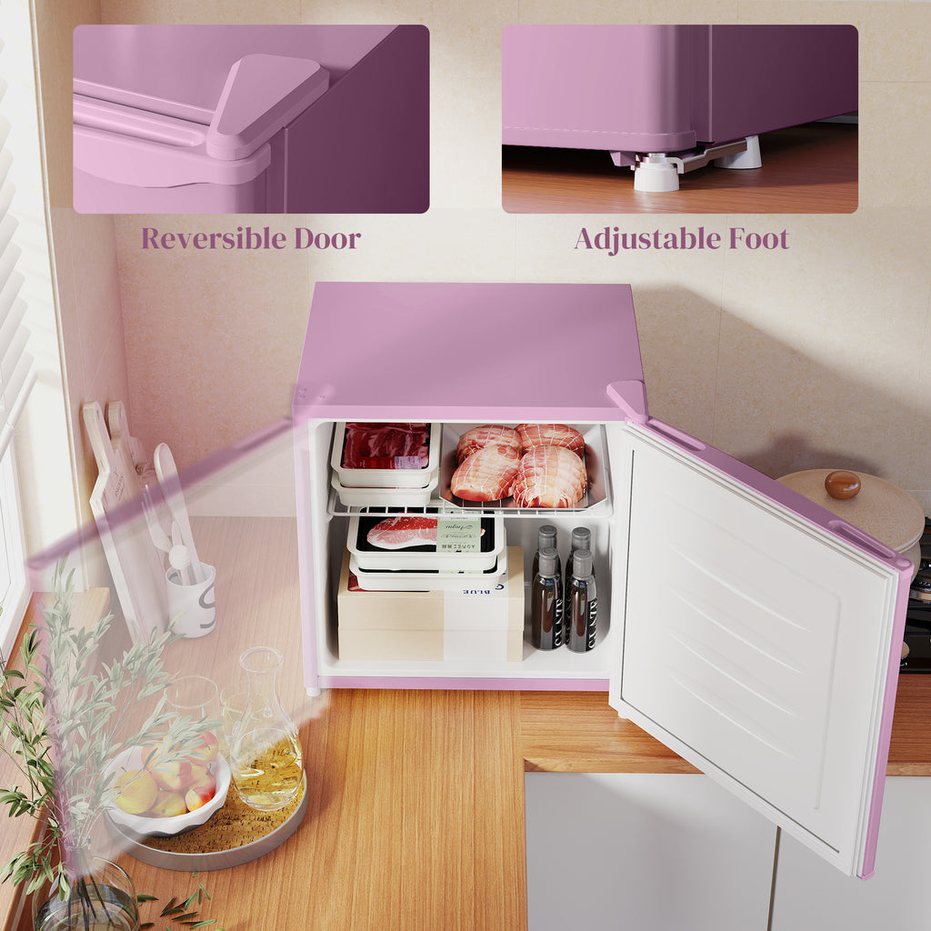 1.1 Cu.Ft Countertop Mini Freezer, Compact Upright Freezer With Removable Shelves