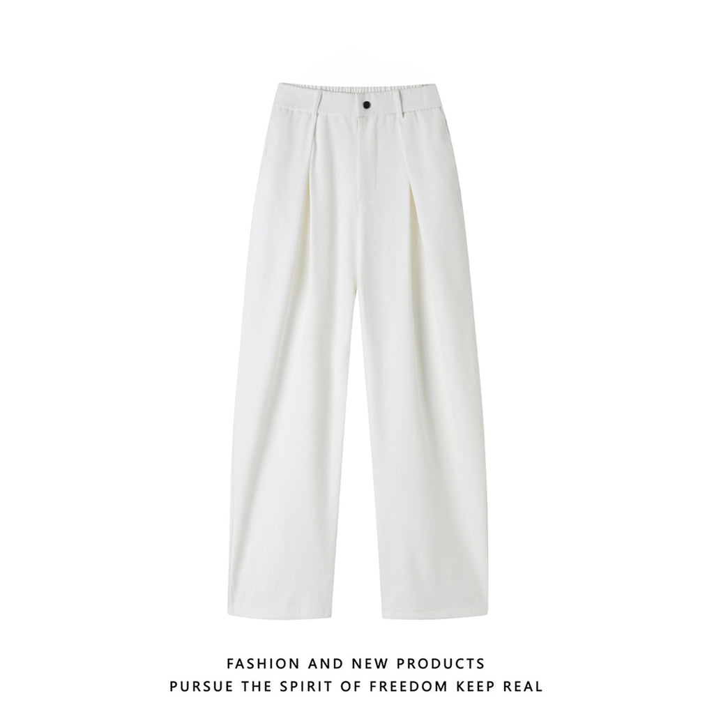 Men's Casual Three-Dimensional Pleated Trousers