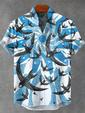 New Men's 3D Art Print Casual Shirt