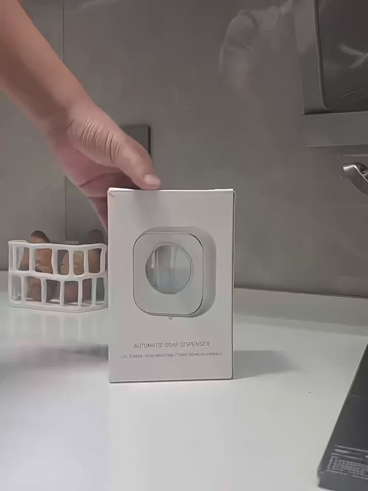 Smart Induction Hand Washer Sensor Wall Mounted Foam Infrared Sensor Liquid Soap Dispensers with Temperature Digital Display
