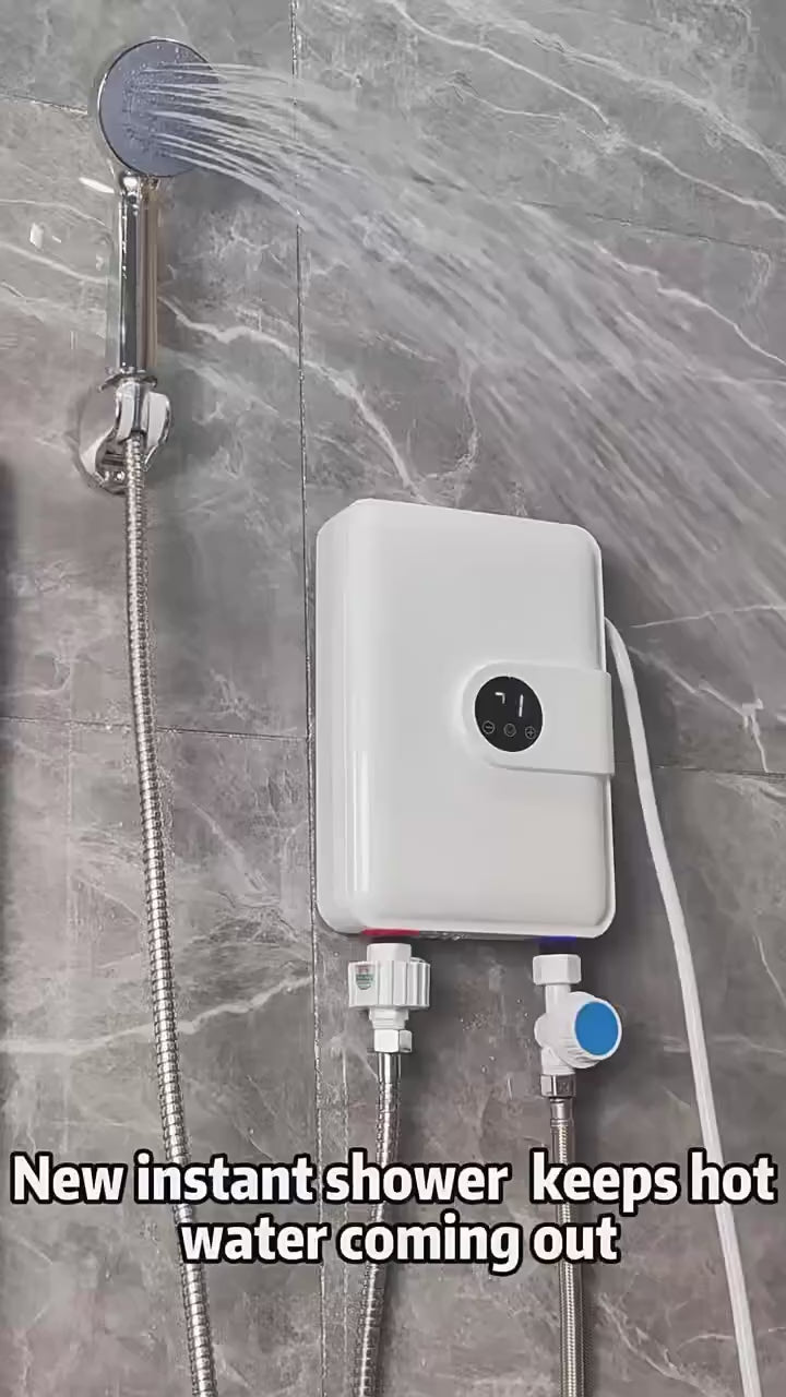 Smart Inverter Electric Water Heater Instant Water Heater Fast Heating Shower Instant Heating Water Heater LED Touch Controls
